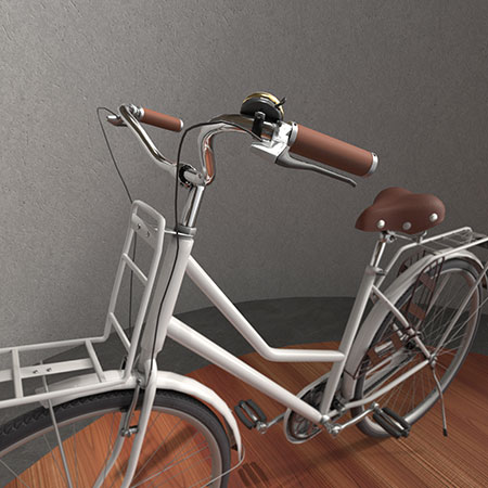 Cykelgreb i læder - NR-500 (Lock-On)