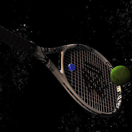टेनिस रैकेट कंपन डैम्पनर - 9-2