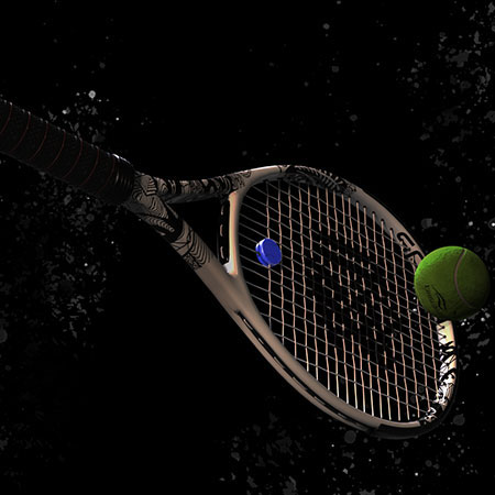 Tennisracket vibrasjonsdemper - 9-2