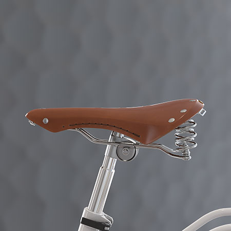 Leather Bike Saddle - 8-5