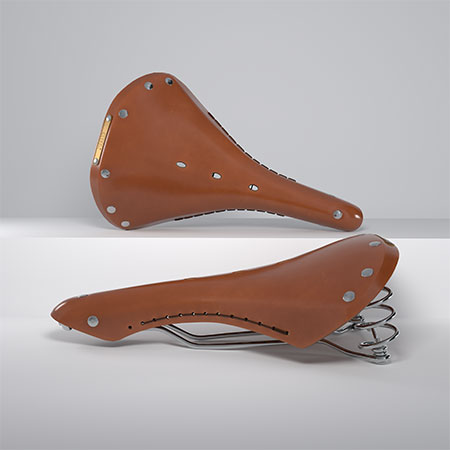 Leather Bike Saddle - 8-5